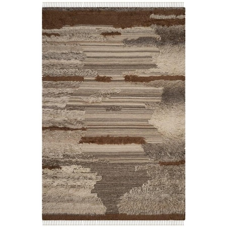 Safavieh Kenya Hand Knotted Rectangle Rug Grey & Brown - 3 x 5 ft. KNY225A-3